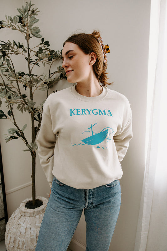 Kerygma - Mathew 14: 22-33 Crewneck Sweatshirt